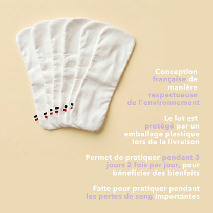 Lot 6 housses à usage unique absorbantes
