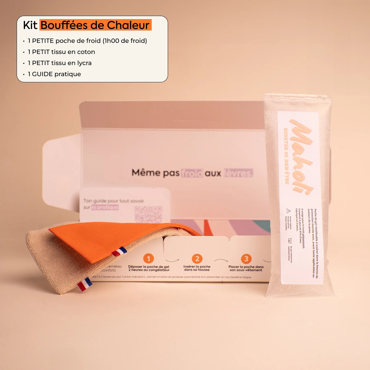 Kit cryo anti-bouffées de chaleur