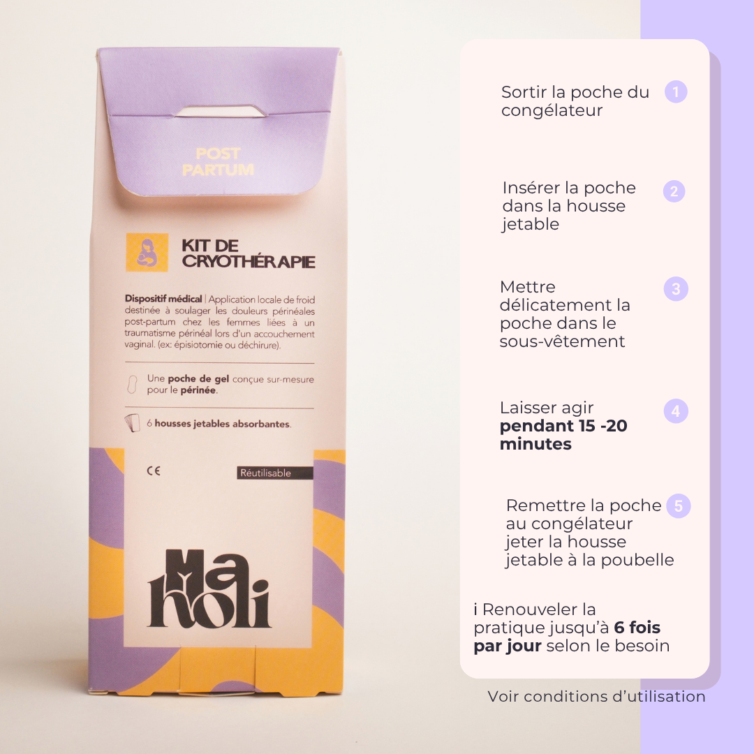 protocole utilisation kit post partum