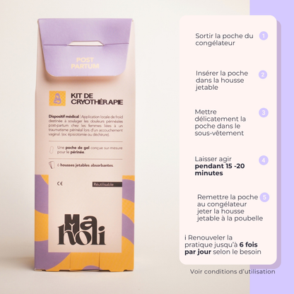 protocole utilisation kit post partum